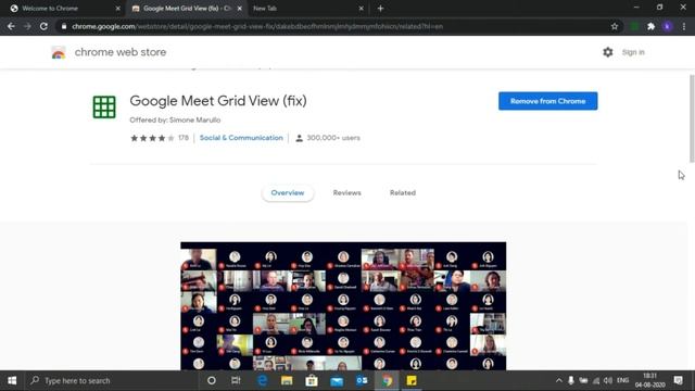 Google Meet Grid view Extension смотреть онлайн