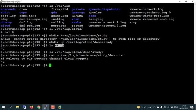 Working with Directory in Linux/Redhat | Create, Remove Directory in Linux/Redhat смотреть онлайн