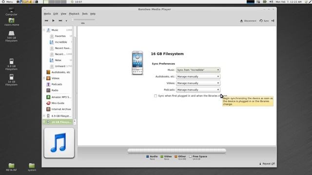 Using Banshee With Your Android Smart Phone (Linux) смотреть онлайн