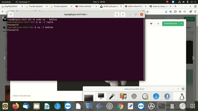 how to login with another user on Linux terminal смотреть онлайн