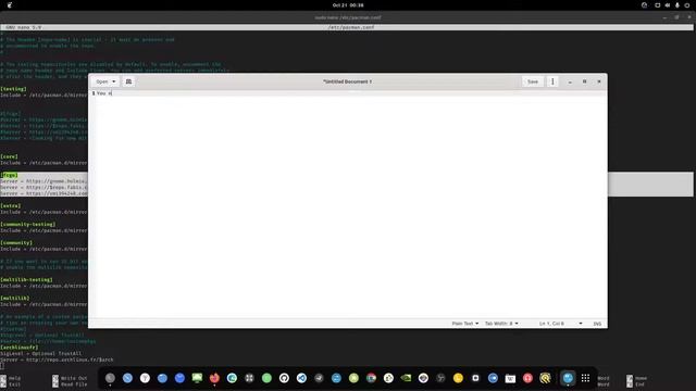 Arch Linux on Gnome 41 смотреть онлайн