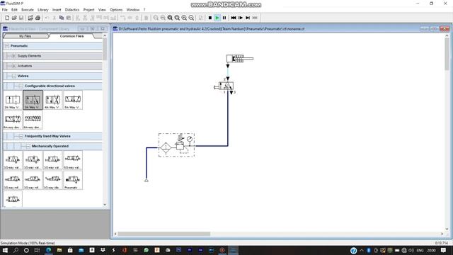 How to draw a simple Pneumatic diagram by using Festo смотреть онлайн