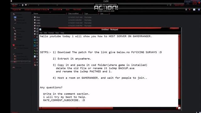 How to Host CoD4 Server on Gameranger![TeamXtreme] смотреть онлайн