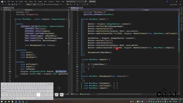UNIGINE TUTORIAL C++: Main Menu and World Changing смотреть онлайн