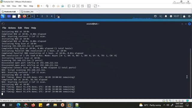 how to scan smb serivce using nmap tool in kali linux смотреть онлайн