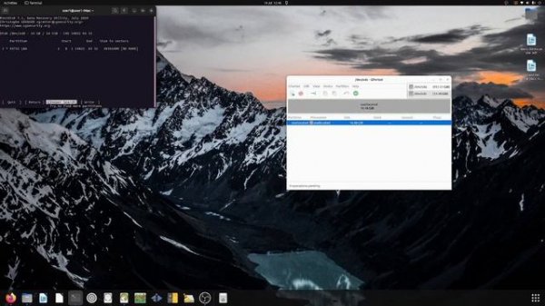 Testdisk Photorec data partition recovery practice linux ubuntu ntfs fat32