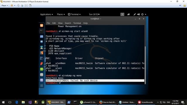 No device found error in airmon-ng смотреть онлайн