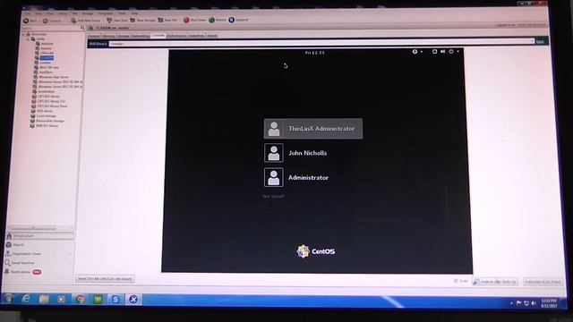 Using the XenCenter Console to display TLXADM Desktop смотреть онлайн