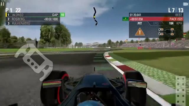 F1 2016 Mobile Game - Italian Grand Prix / Monza - McLaren Honda - Fernando Alonso - 13 Laps (%25) смотреть онлайн