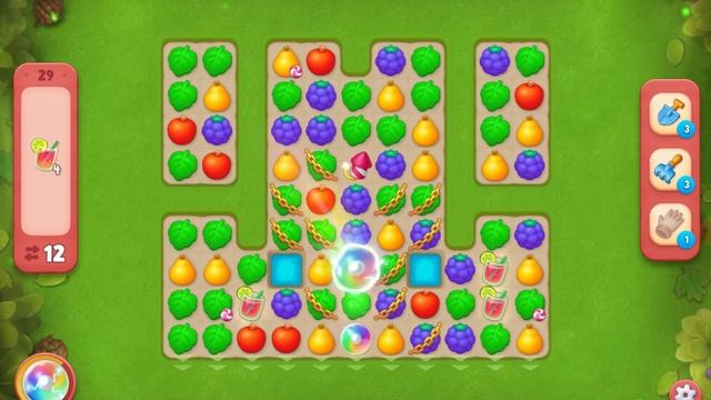 Gardenscapes Level 29 Hard Level