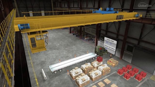 Overhead Crane Simulator смотреть онлайн