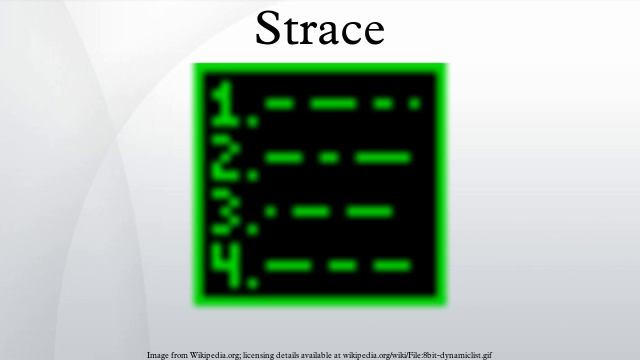 Strace смотреть онлайн