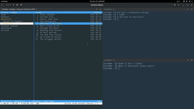 [CMUS] Terminal Music Player смотреть онлайн