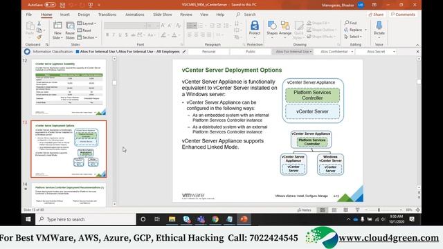 VMWare vSphere 6.7 full course | Day-7 | Part-1 | Best VMware training in Bangalore смотреть онлайн