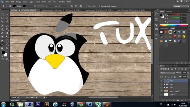 Wallpaper Linux - Tux смотреть онлайн