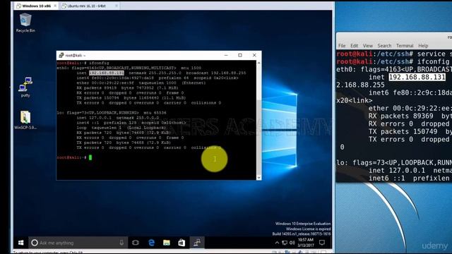 Turning your Kali Linux into an SSH server смотреть онлайн