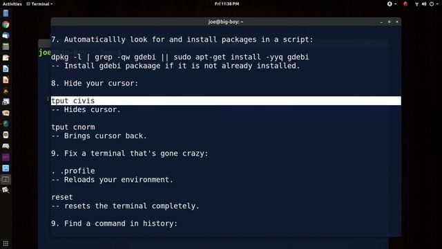 JC's Favorite BASH Commands смотреть онлайн