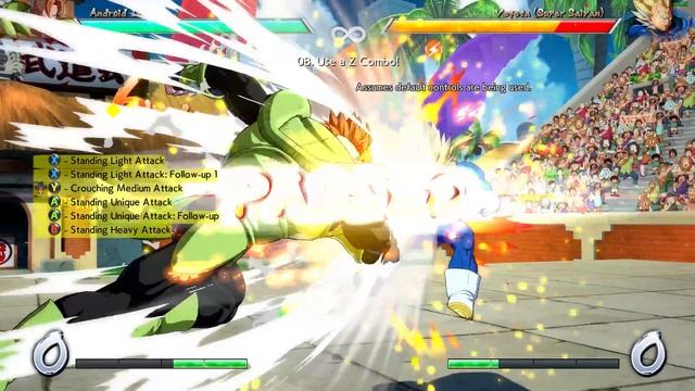 Android 16 Combo Challenge - Dragon Ball FighterZ (4K60) смотреть онлайн