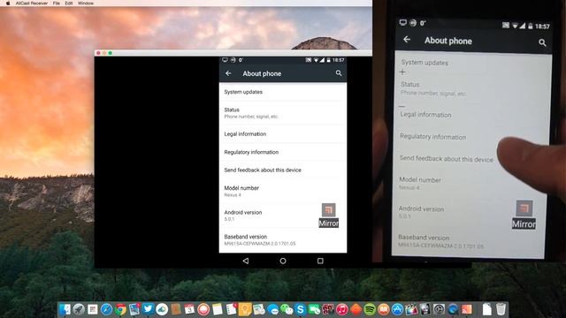 Mirror Beta: Simple & Free Android Screen Mirroring | No Root Required on Lollipop смотреть онлайн