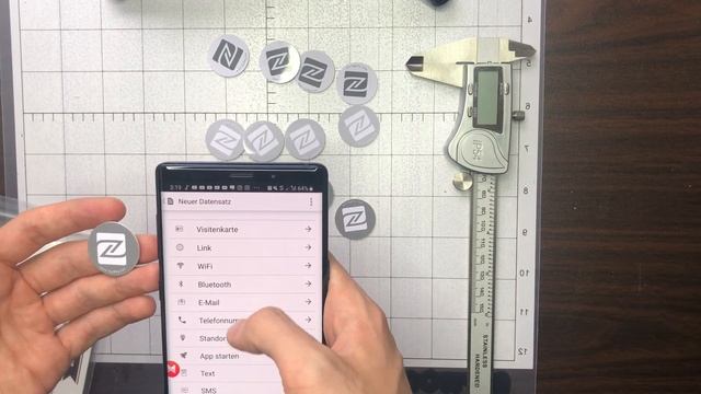 NFCTAGIFY, NFC tags NTAG213 reading and writing on Note 9 смотреть онлайн