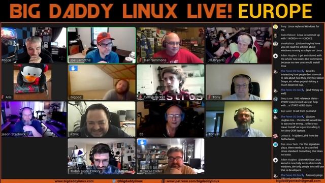 Big Daddy Linux Live! Europe 10-10-20 (3pm EDT) смотреть онлайн
