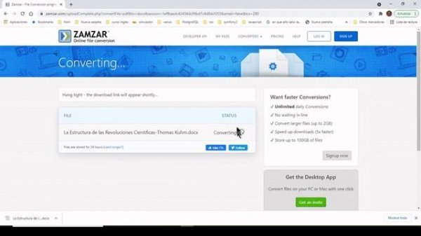 Convertir de PDF a Docx