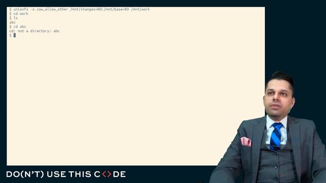 Can I overlay filesystems? - Sane Strategies for Smarter (& Safer!) Shell Scripting 2 Pt 4 смотреть онлайн