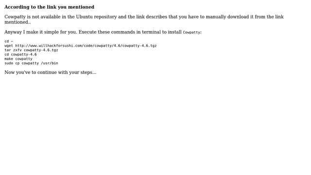 Installing cowpatty (4 Solutions!!) смотреть онлайн