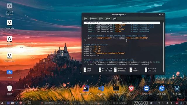 Create a custom command for linux ZSH terminal смотреть онлайн