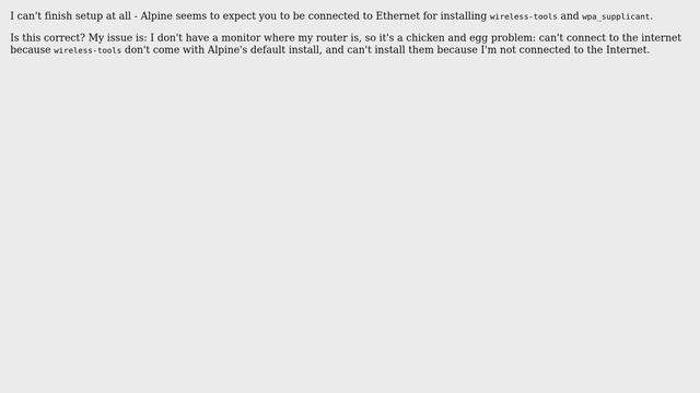 How to connect Alpine Linux to WiFi? смотреть онлайн