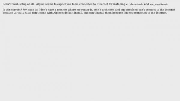 How to connect Alpine Linux to WiFi?