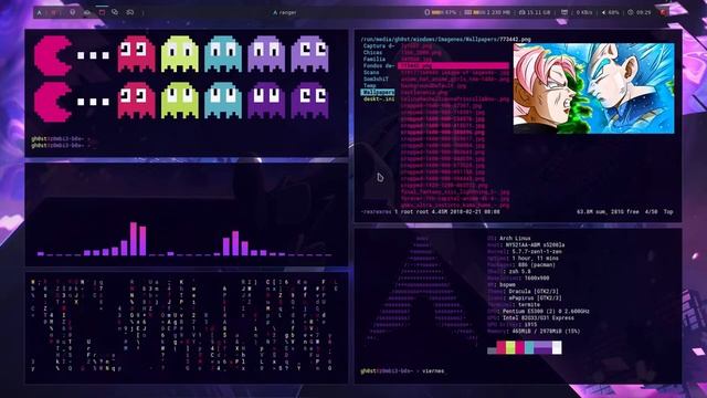 Linux Desktop Jul 10 2020 - Arch Linux + BSPWM + Polybar смотреть онлайн