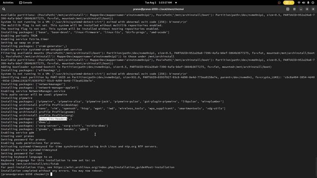 Tour of My Arch Linux Install - Gaming, Coding, Youtube (feat. chezmoi script) смотреть онлайн