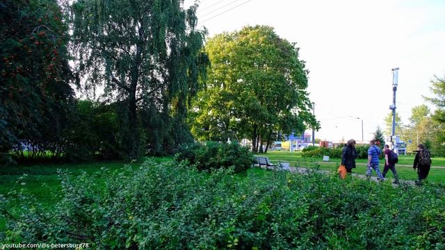 «Дёминский сад» - небольшой парк на пр. Обуховской обороны