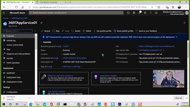 Azure App Service Part 2 - The LAB - Hosting a website, the easy way смотреть онлайн