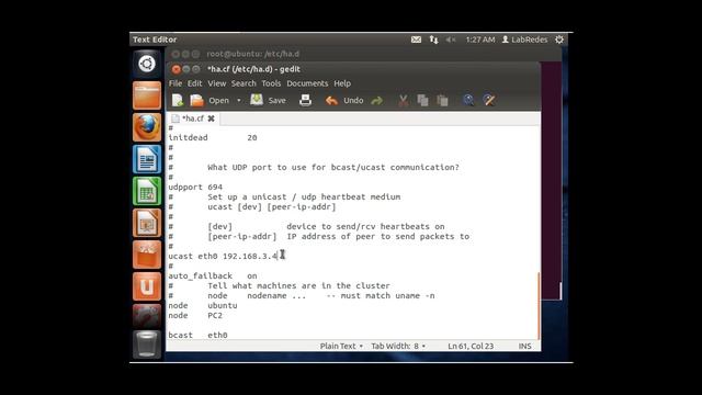 Cluster con Heartbeat en Ubuntu 12.04 смотреть онлайн
