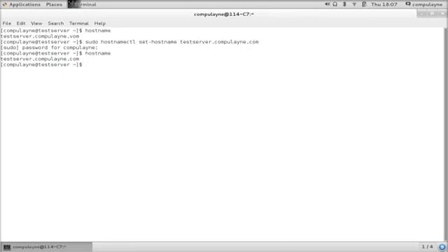 How To Change The HostName On Linux CentOS 7 смотреть онлайн