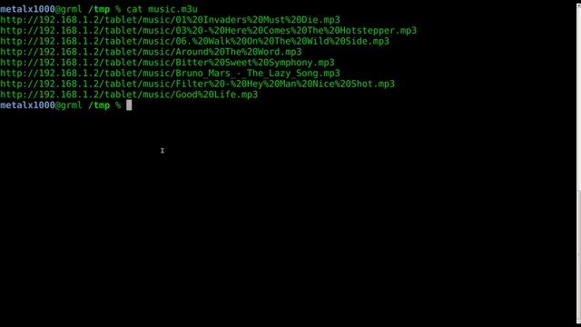 Streaming your Music Playlist from your web server Linux Apache mplayer vlc tutorial смотреть онлайн