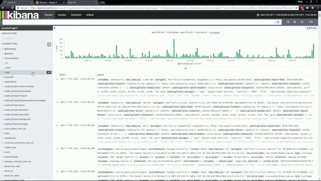 section.io - HTTP logs using Kibana - Demo1 смотреть онлайн