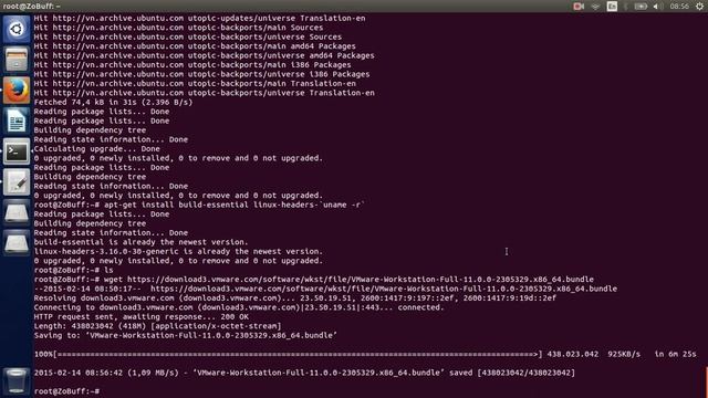 how to install vmware workstation in ubuntu 14.10 смотреть онлайн