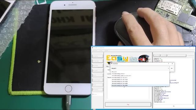 iPhone 7Plus iOS 15.7.9 Bypass iCloud ONE CLICK by EFT PRO смотреть онлайн
