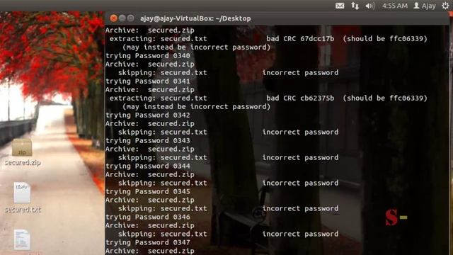 A simple Zip password Cracker shell script for Linux systems смотреть онлайн