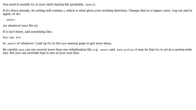 Unix & Linux: How do I shorten the current directory path shown on terminal? (6 Solutions!!) смотреть онлайн