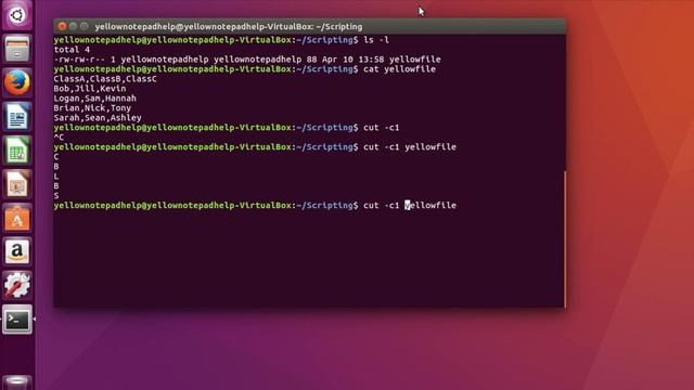 Shell Scripting Tutorial - Video 3: The 'cut' Command смотреть онлайн