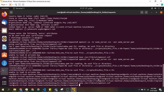 Certificate Authority on Linux смотреть онлайн