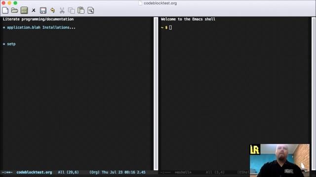 Linux Ronin Flash Tip #01 - Literate Documentation w/Emacs+OrgBabel смотреть онлайн