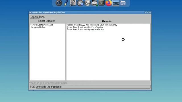 How to update extensions Tiny Core Linux смотреть онлайн