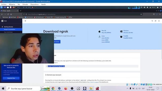 Solucion descargar ngrok - kali linux смотреть онлайн