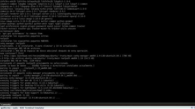 Instalar Conky Manager en Ubuntu 14. 04 смотреть онлайн