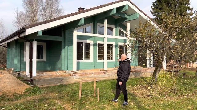 Строительство дома из клеёного бруса смотреть онлайн